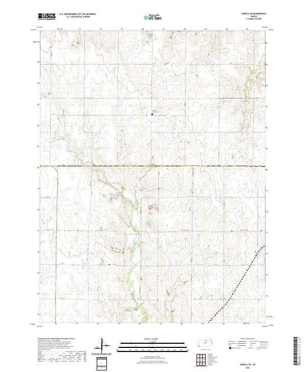 USGS Topographic Map – Jewell SE