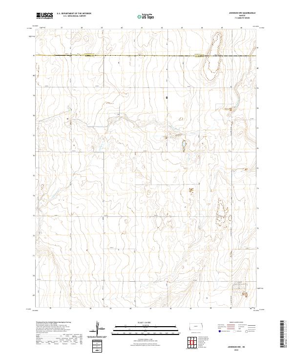 2022 Map of Johnson NW, 2022 Print