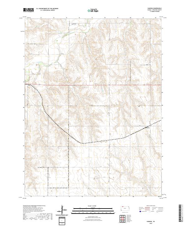 USGS Topographic Map – Kanona