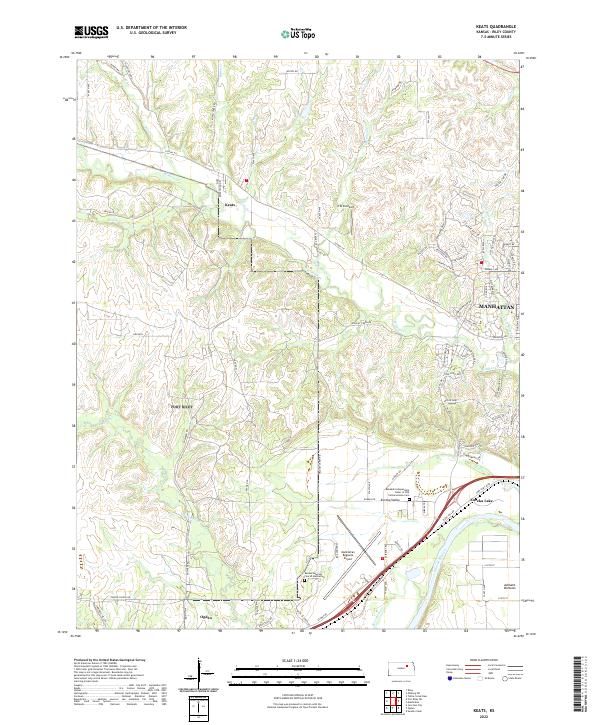 USGS Topographic Map – Keats