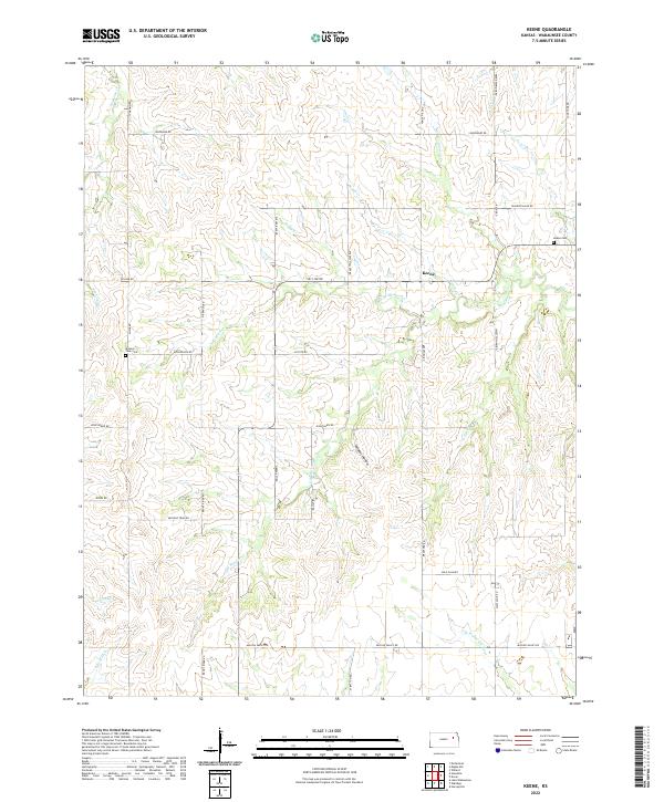 USGS Topographic Map – Keene