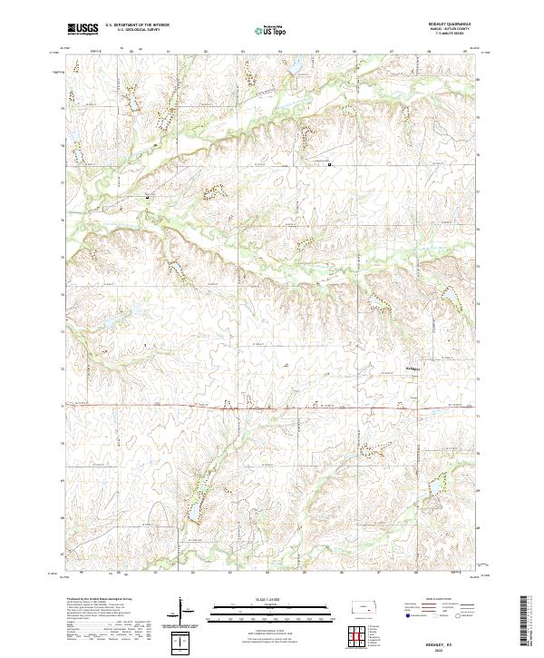 USGS Topographic Map – Keighley
