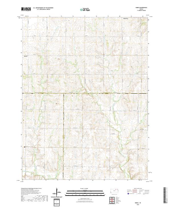 USGS Topographic Map – Kimeo