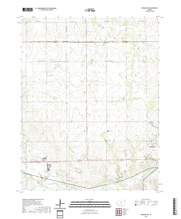 USGS Topographic Map – Kingman NW