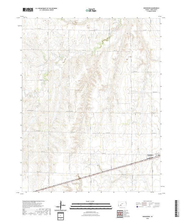 USGS Topographic Map – Kingsdown