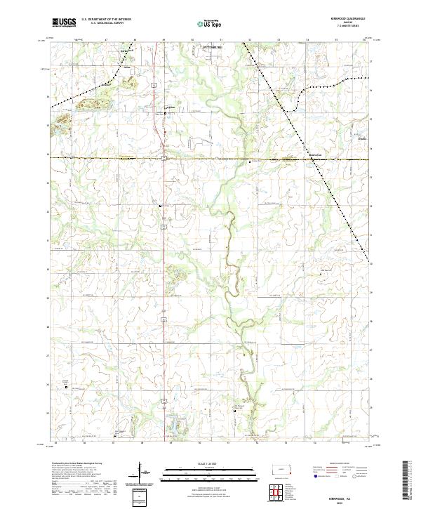 USGS Topographic Map – Kirkwood