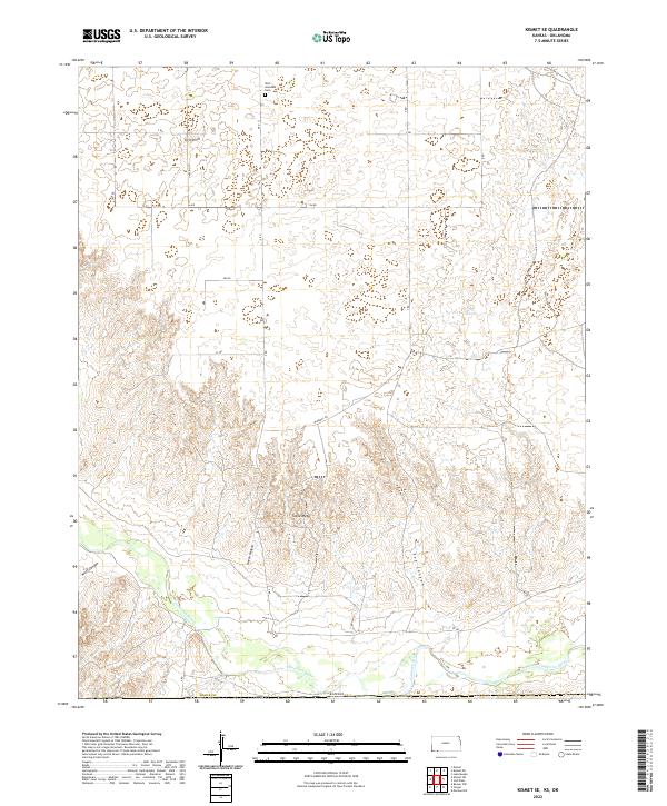 USGS Topographic Map – Kismet SE