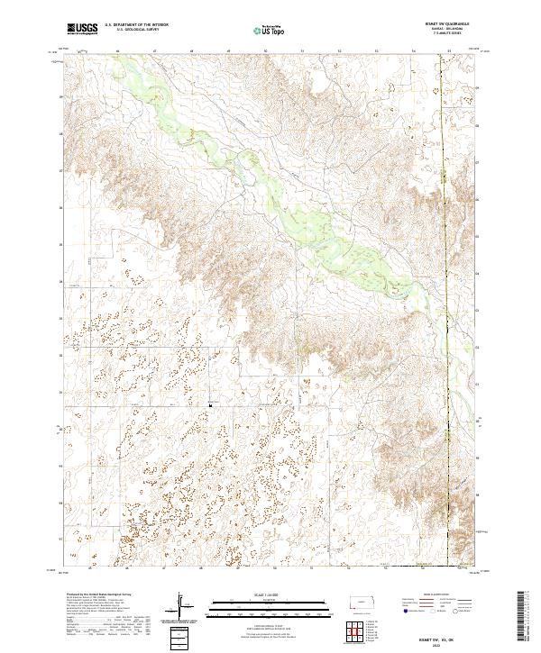 2022 Map of Kismet SW, 2022 Print