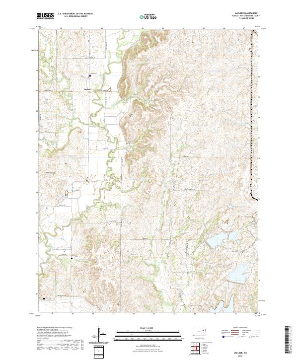 USGS Topographic Map – Laclede