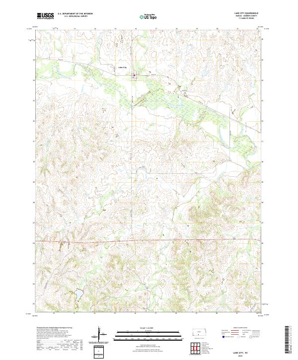 USGS Topographic Map – Lake City