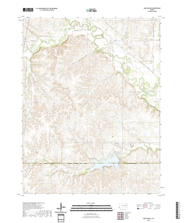 USGS Topographic Map – Lake Kahola