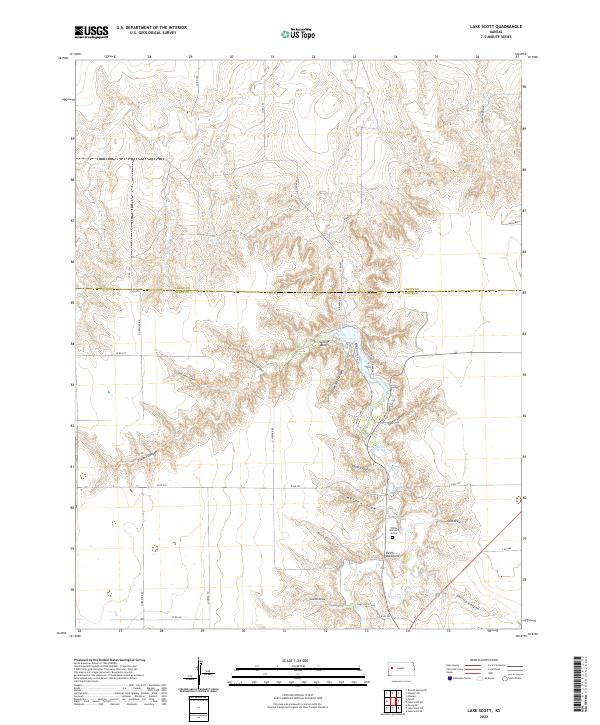 USGS Topographic Map – Lake Scott