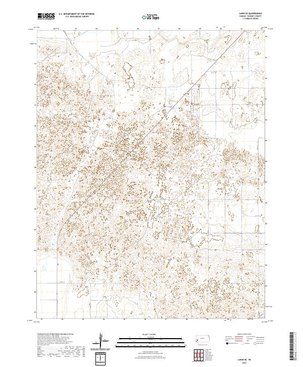 USGS Topographic Map – Lakin SE
