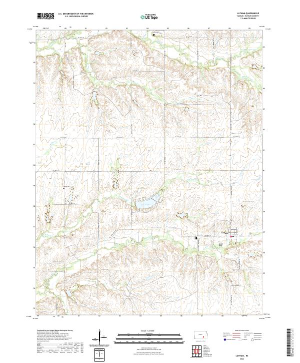 USGS Topographic Map – Latham