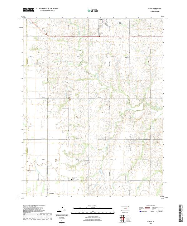 USGS Topographic Map – Lehigh