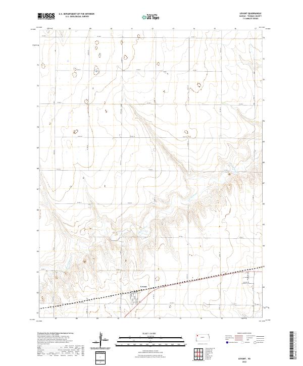 USGS Topographic Map – Levant