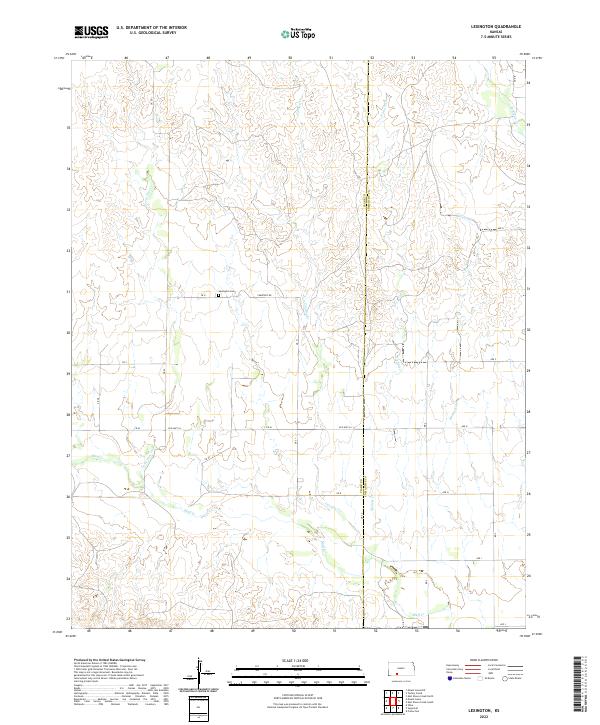 USGS Topographic Map – Lexington