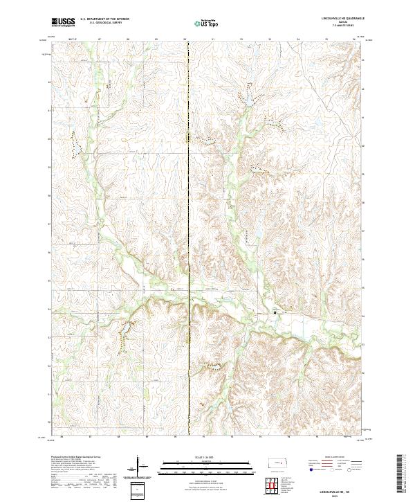 USGS Topographic Map – Lincolnville NE