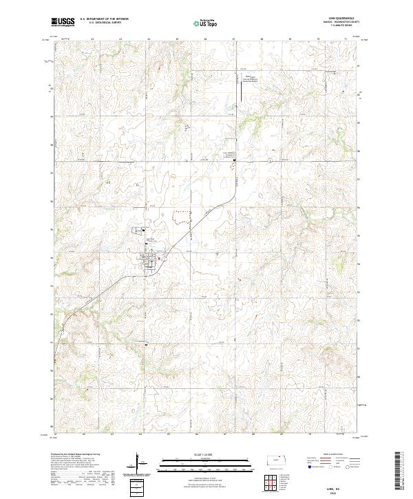 USGS Topographic Map – Linn
