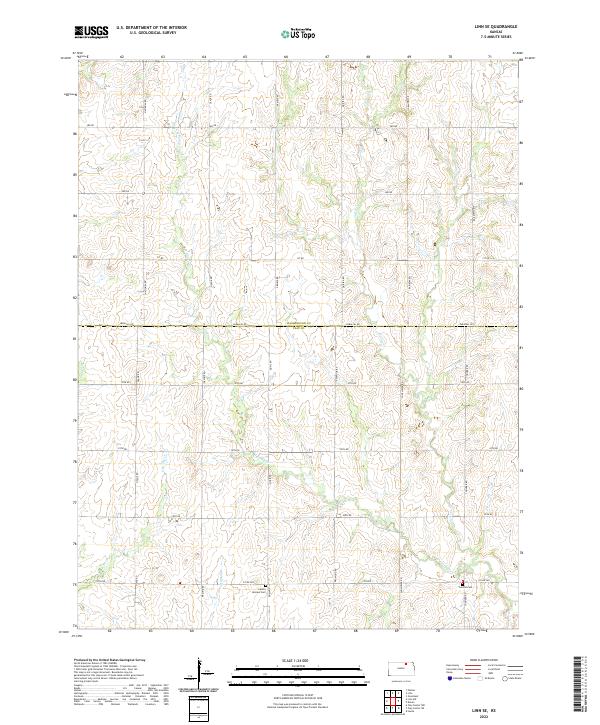 USGS Topographic Map – Linn SE