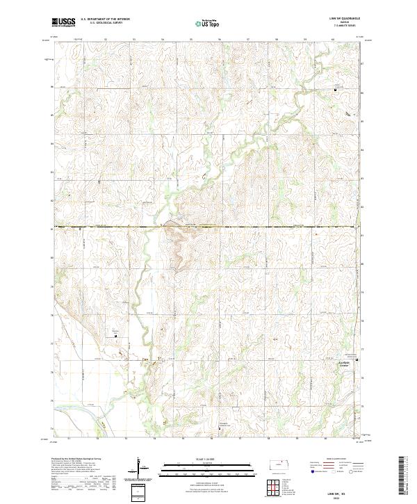 USGS Topographic Map – Linn SW