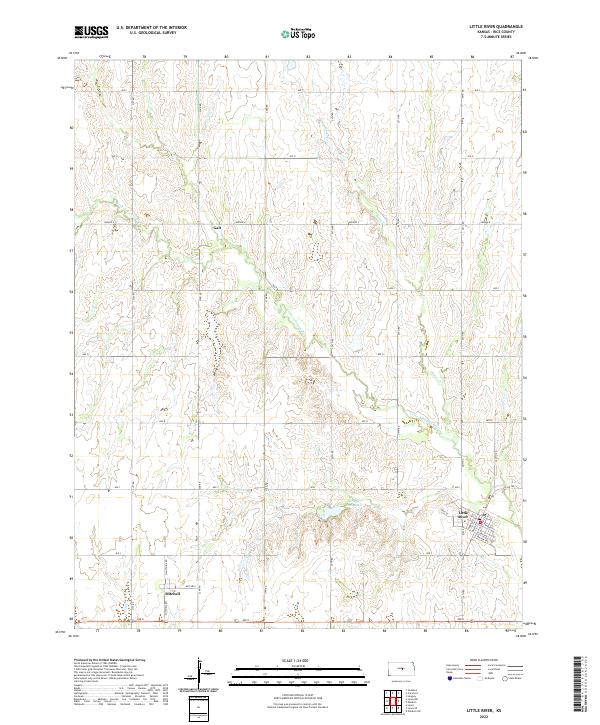 USGS Topographic Map – Little River