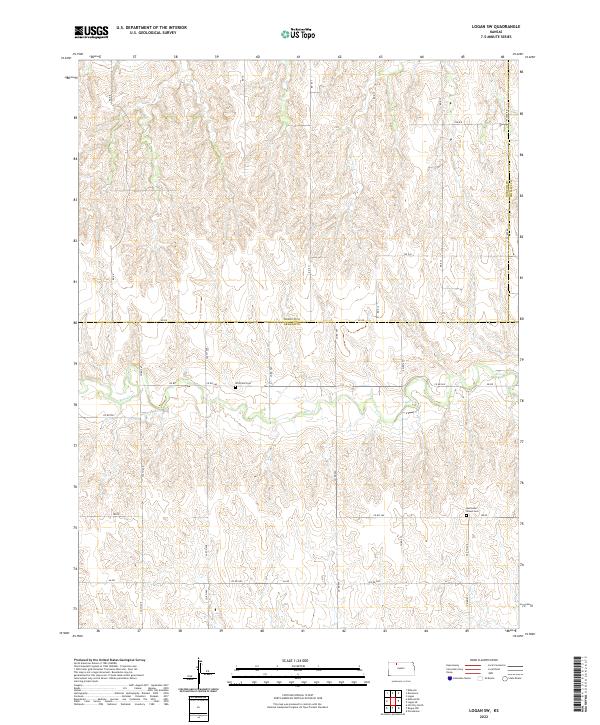 USGS Topographic Map – Logan SW