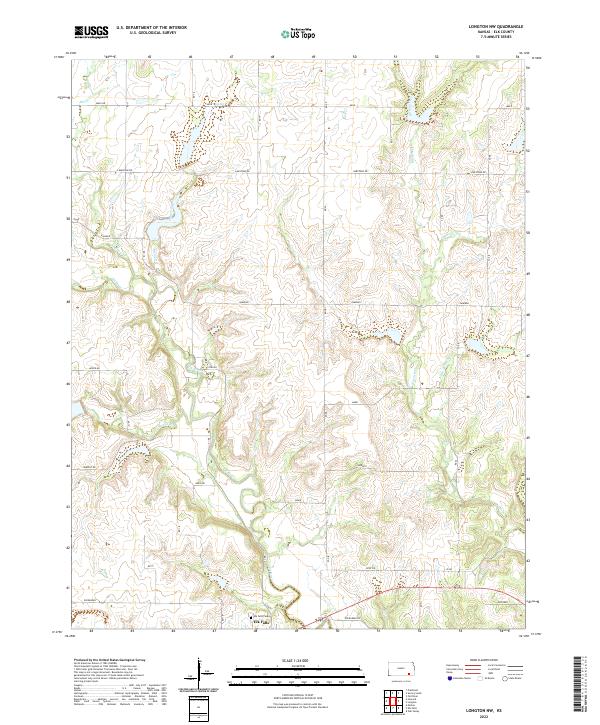 USGS Topographic Map – Longton NW