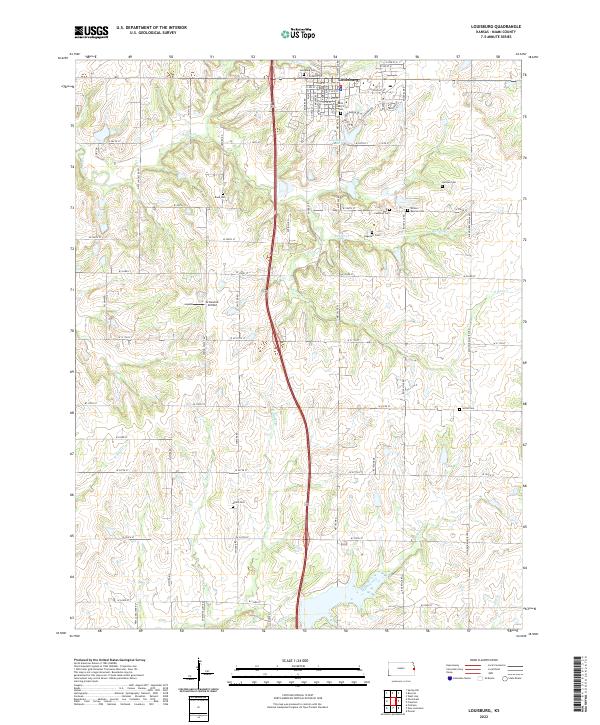 USGS Topographic Map – Louisburg