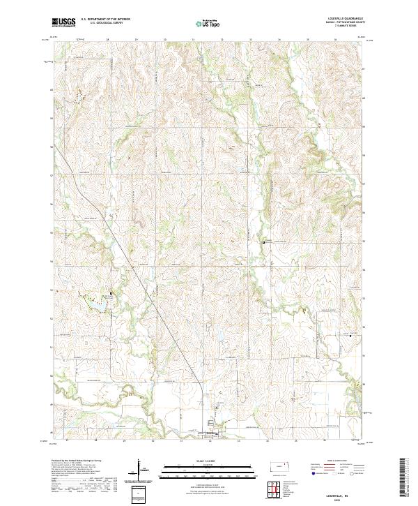 USGS Topographic Map – Louisville