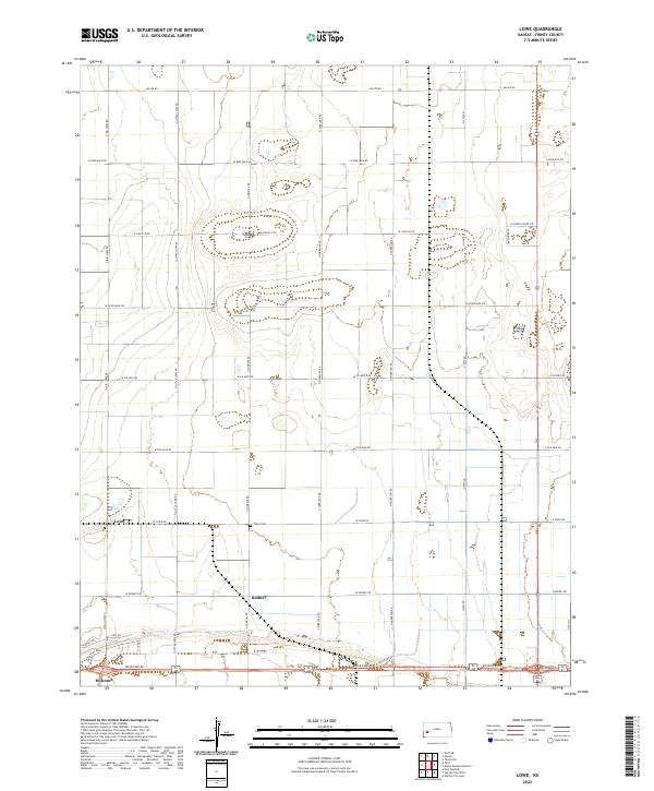 USGS Topographic Map – Lowe