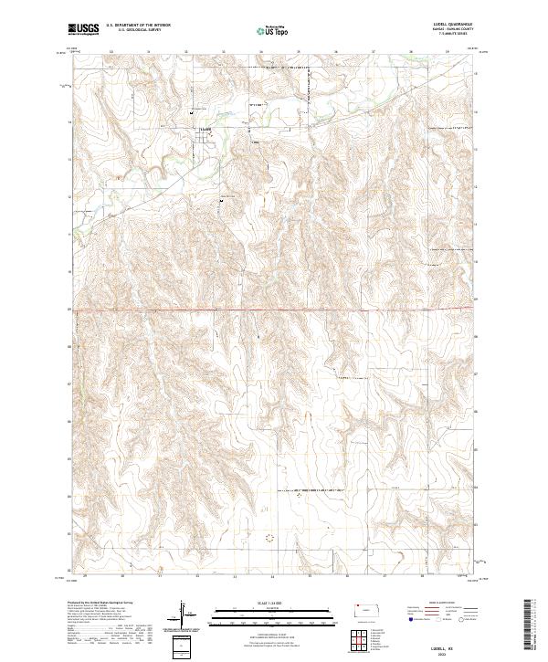USGS Topographic Map – Ludell