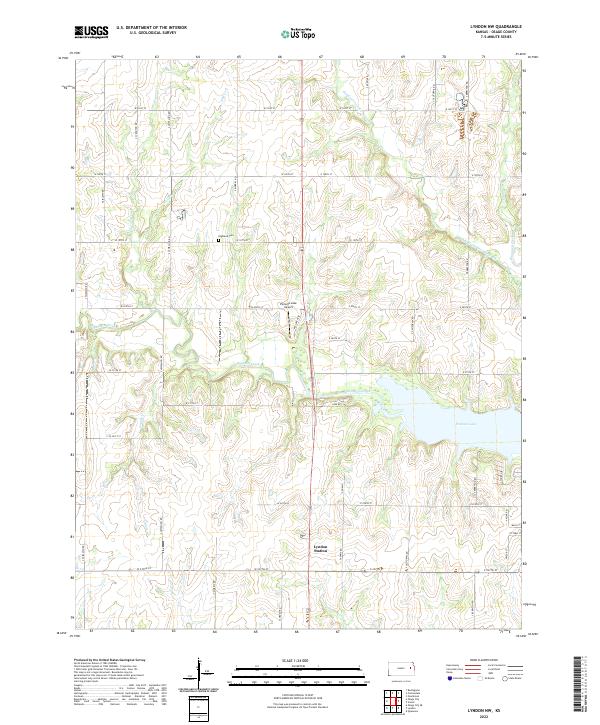 USGS Topographic Map – Lyndon NW