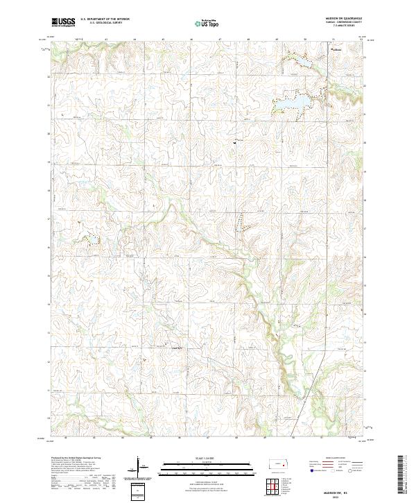 USGS Topographic Map – Madison SW