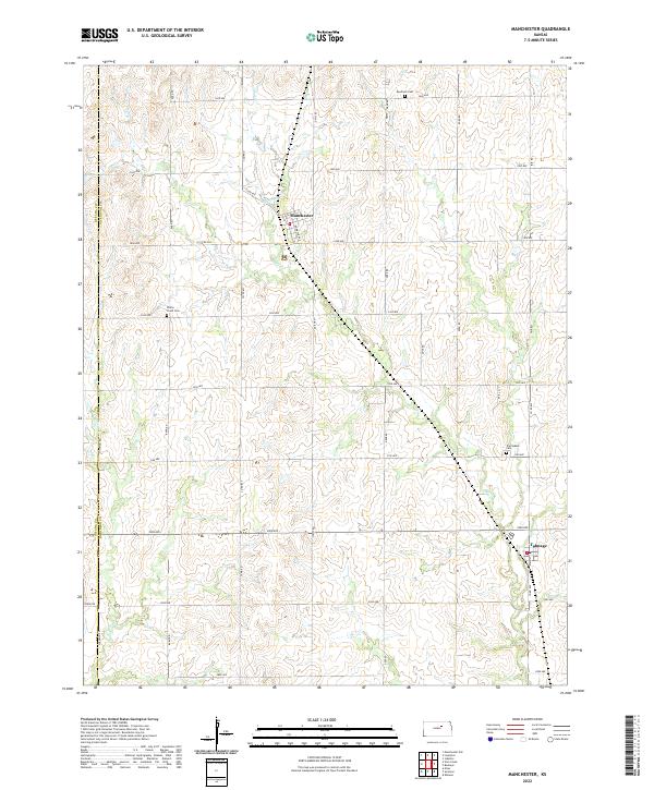 USGS Topographic Map – Manchester