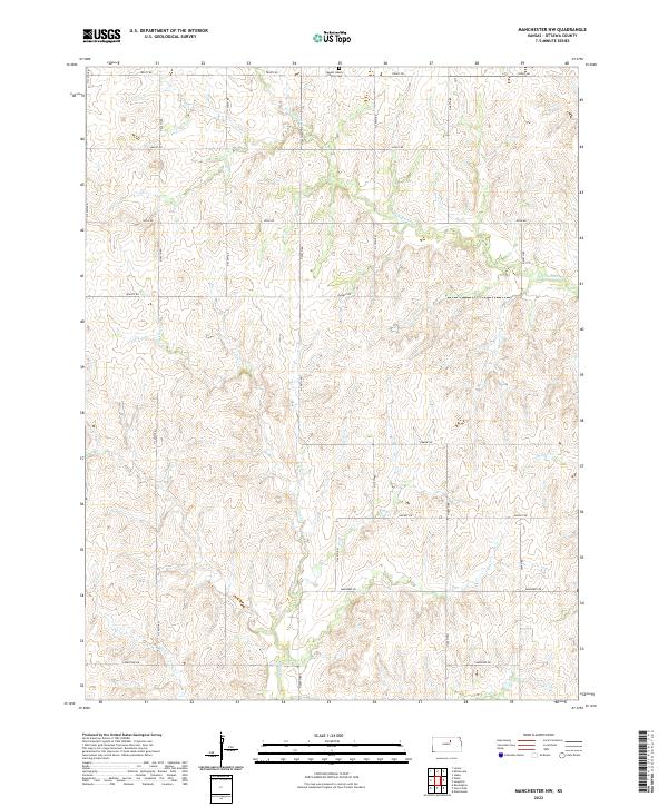 USGS Topographic Map – Manchester NW