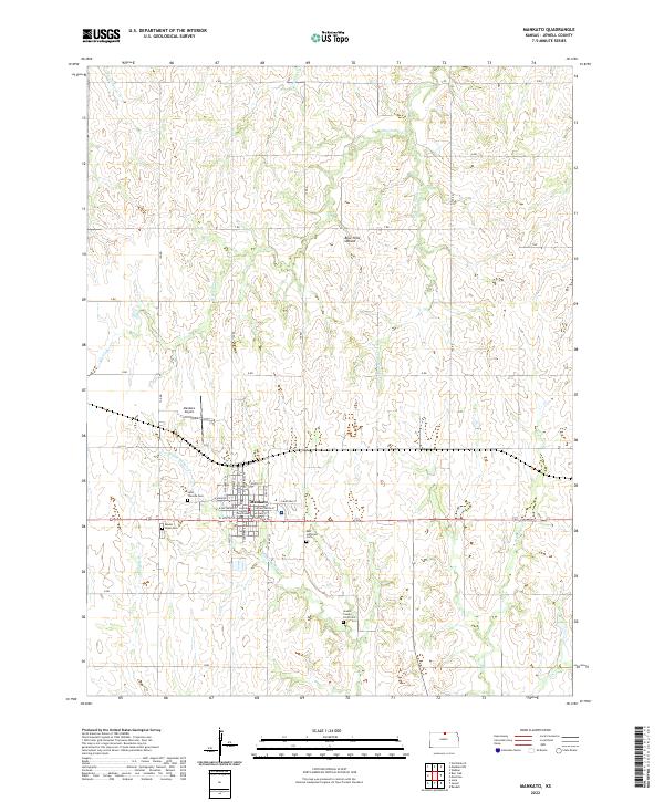 USGS Topographic Map – Mankato
