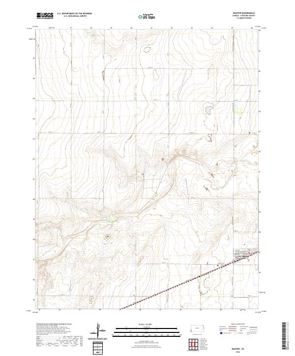 USGS Topographic Map – Manter