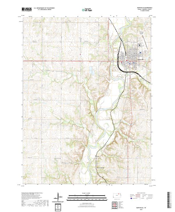USGS Topographic Map – Marysville