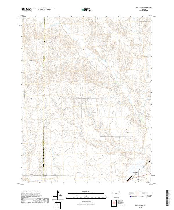 USGS Topographic Map – McAllaster