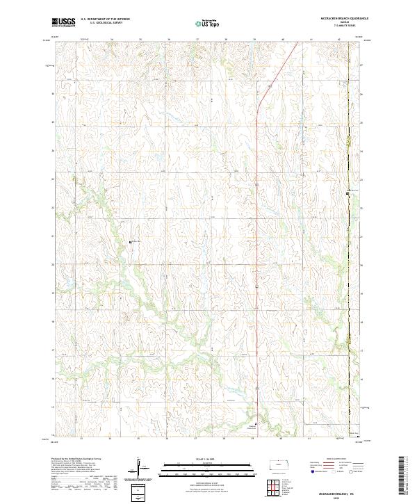 USGS Topographic Map – McCracken Branch