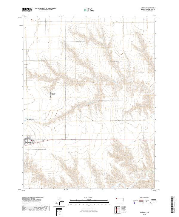 USGS Topographic Map – McDonald