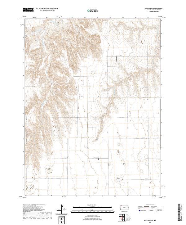 USGS Topographic Map – McDonald NE