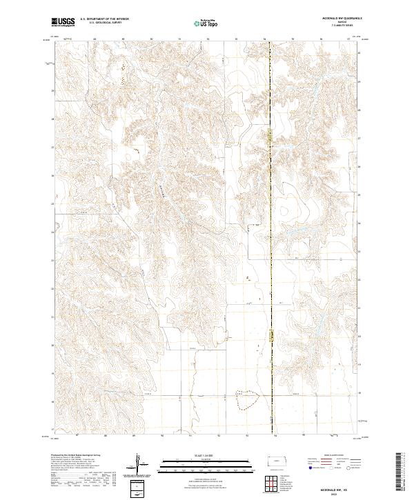 USGS Topographic Map – McDonald NW