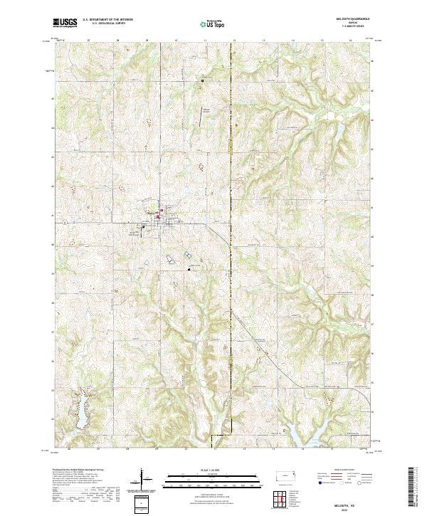 USGS Topographic Map – McLouth
