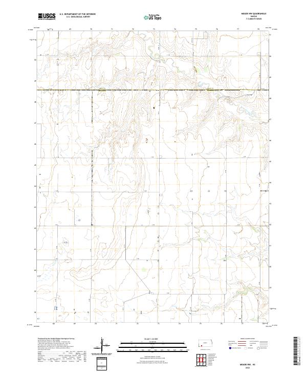 2022 Map of Meade NW, 2022 Print
