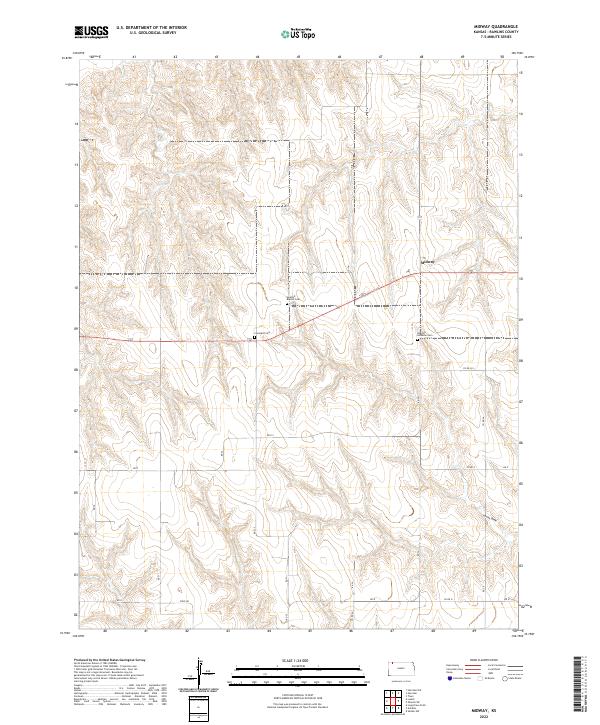 USGS Topographic Map – Midway