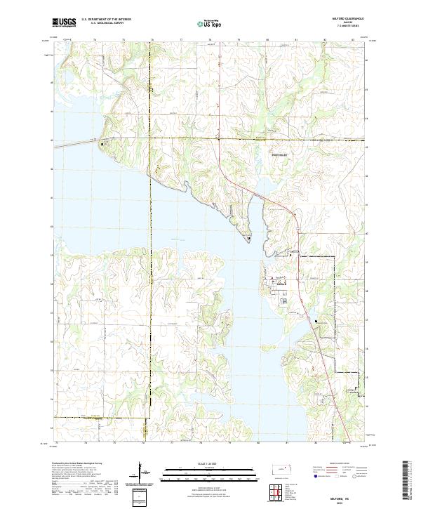 USGS Topographic Map – Milford