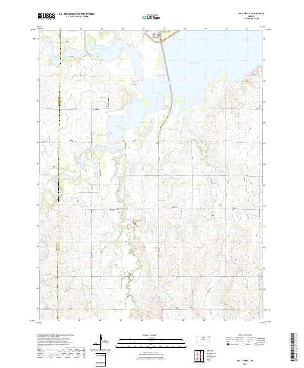 USGS Topographic Map – Mill Creek