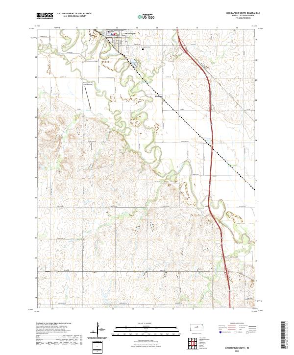 USGS Topographic Map – Minneapolis South